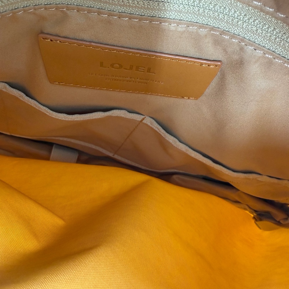 Lojel Niru Daypack Mini Expandable Backpack In Camel - Picture 6 of 7